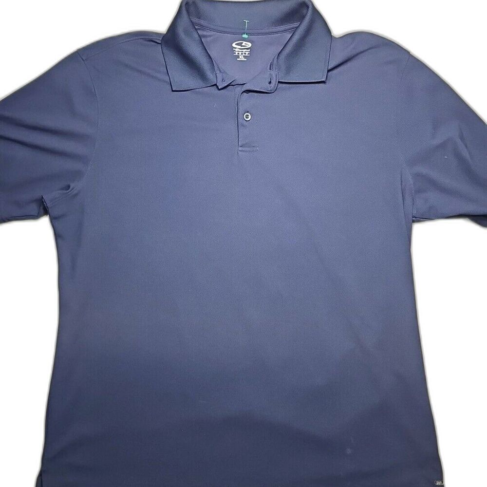 C9 by Champion Duo Dry Dark Blue Short Sleeve Golf Polo Shirt Men's Size XL